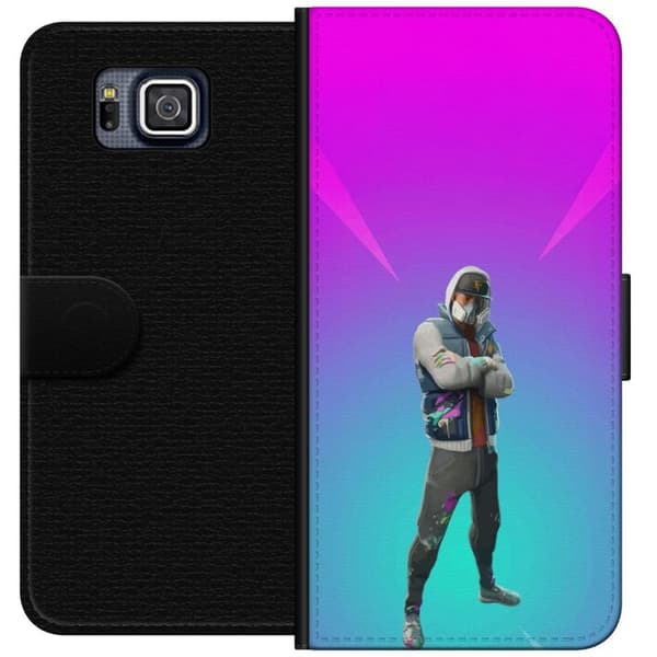 Samsung Galaxy Alpha Tegnebogsetui sort ridder fortnite