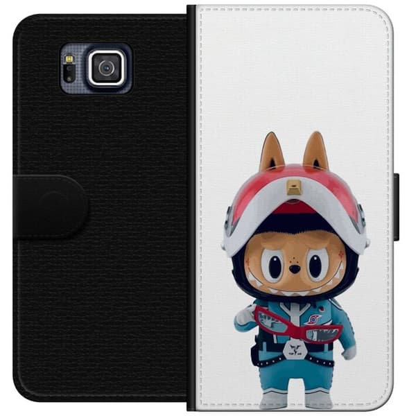 Samsung Galaxy Alpha Tegnebogsetui How2work Labubu Monstre x Ultraman Blue Figur