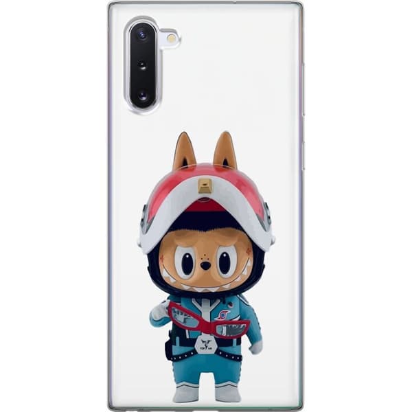 Samsung Galaxy Note10 Läpinäkyvä kuori How2work Labubu hirviöt x Ultraman Blue -hahmo