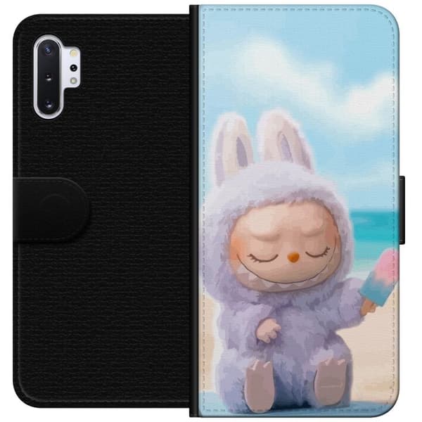 Samsung Galaxy Note10+ Lompakkokotelo Labubu Vaaleanpunainen Tunnelma
