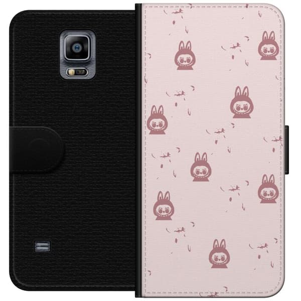 Samsung Galaxy Note 4 Tegnebogsetui Labubu Neon Pop - Neonfarvet pop art monster