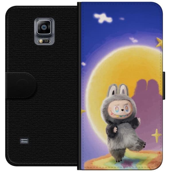 Samsung Galaxy Note 4 Lompakkokotelo Labubu Neon Pop - Neonväri pop-taiteen hirviö