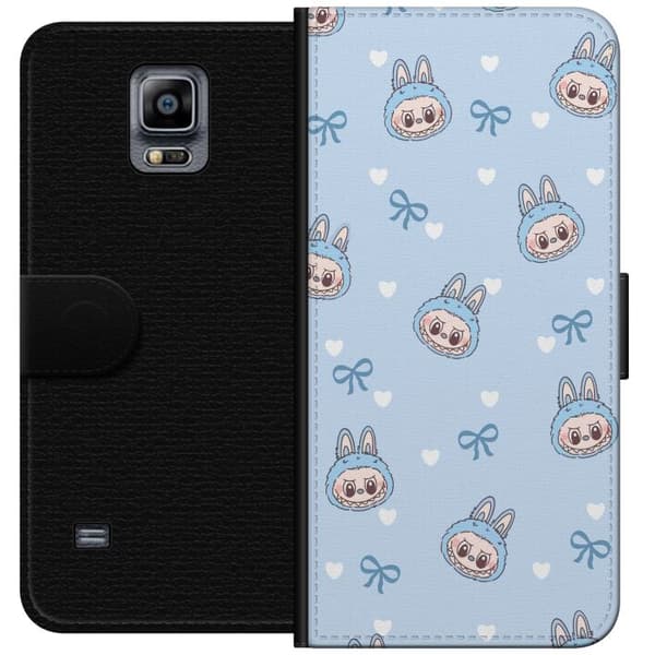 Samsung Galaxy Note 4 Plånboksfodral Labubu Fire Spirit – Eldigt monster i rött och orange