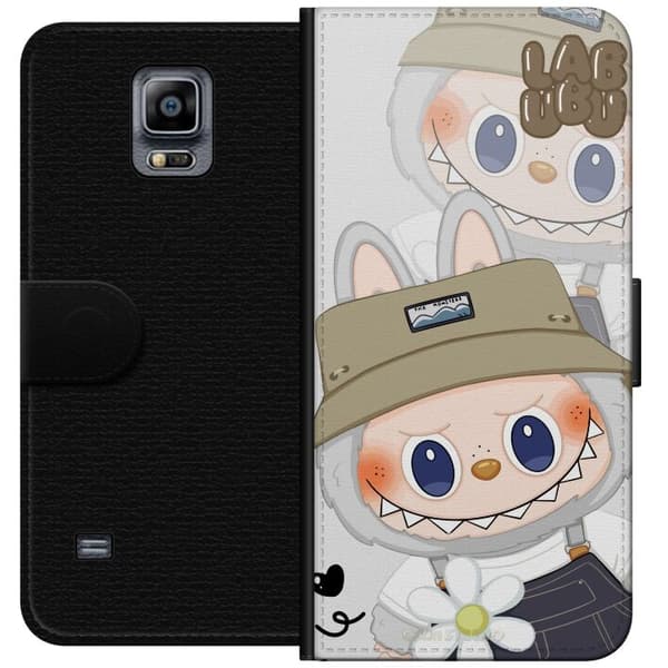 Samsung Galaxy Note 4 Lompakkokotelo Labubu Minimal Mood - Yksinkertainen ja tyylikäs hirviösuunnittelu