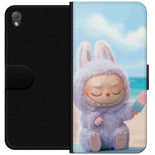 Sony Xperia Z3 Lompakkokotelo Labubu Vaaleanpunainen Tunnelma