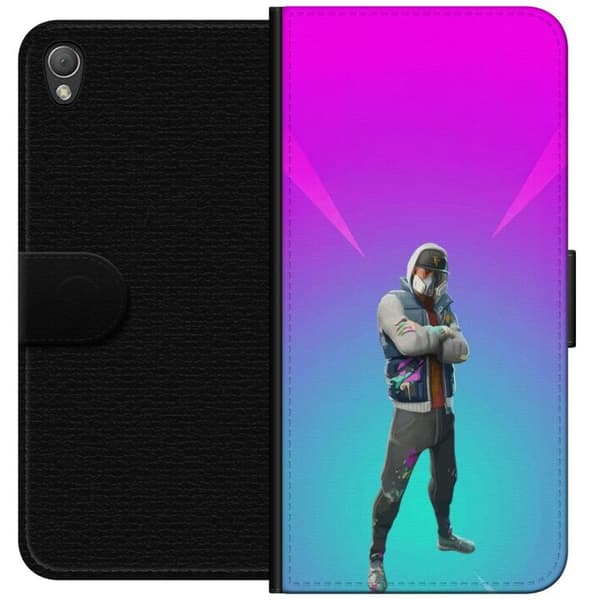 Sony Xperia Z3 Lompakkokotelo musta ritari fortnite