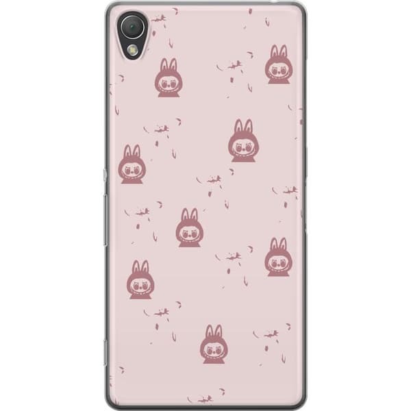 Sony Xperia Z3 Läpinäkyvä kuori Labubu Neon Pop - Neonvärinen pop art hirviö
