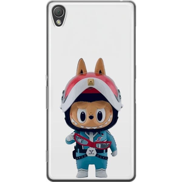 Sony Xperia Z3 Gennemsigtig cover How2work Labubu Monstre x Ultraman Blue Figur