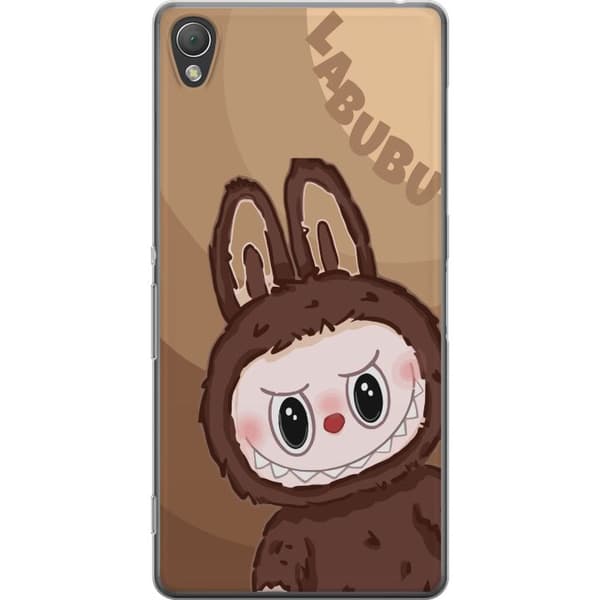 Sony Xperia Z3 Läpinäkyvä kuori Labubu Pilvipieni - Valkoinen ja Sininen Suunnittelu Söpöllä Tyylillä