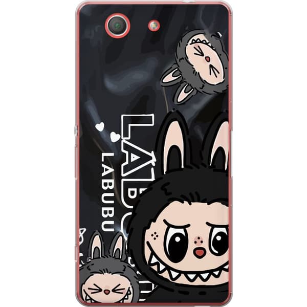 Sony Xperia Z3 Compact Gennemsigtig cover <nl>Labubu Black Energy - Sort mønster i gade stil