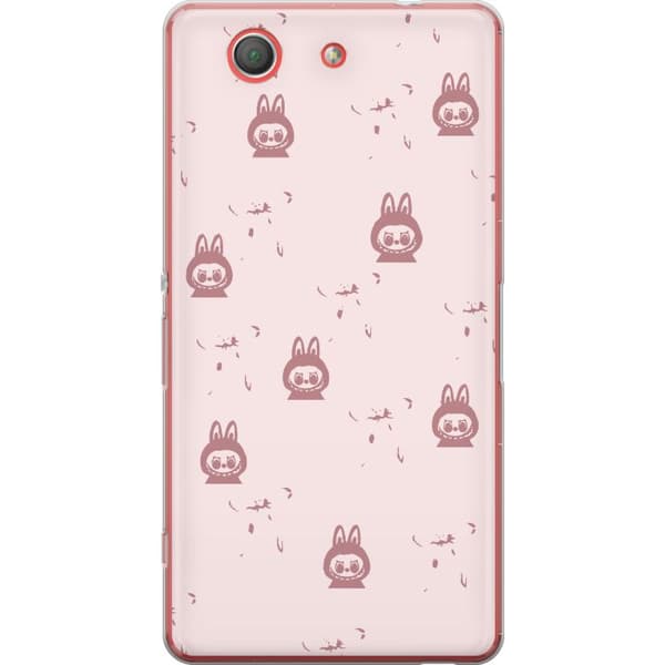 Sony Xperia Z3 Compact Gennemsigtig cover Labubu Neon Pop - Neonfarvet pop art monster
