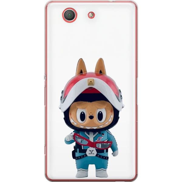 Sony Xperia Z3 Compact Läpinäkyvä kuori How2work Labubu hirviöt x Ultraman Blue -hahmo