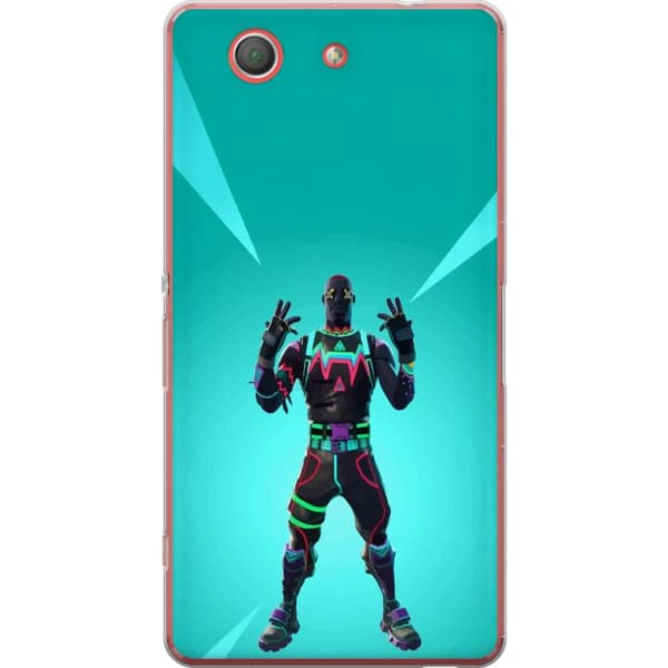 Sony Xperia Z3 Compact Gennemsigtig cover sort ridder fortnite