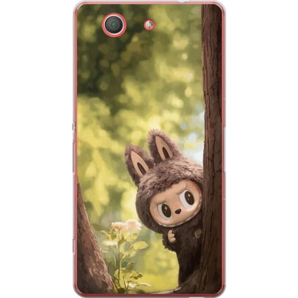 Sony Xperia Z3 Compact Gennemsigtig cover Labubu Graffiti Vibes – Gadekunst i monsterform