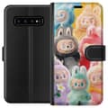 Miniatyrbillede 1 af 3: Samsung Galaxy S10 Tegnebogsetui Labubu Skitse Stil