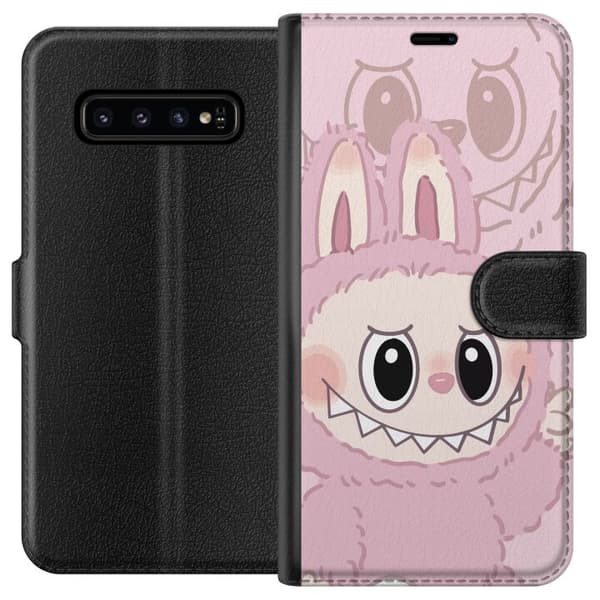Samsung Galaxy S10 Tegnebogsetui Labubu Floral Freak