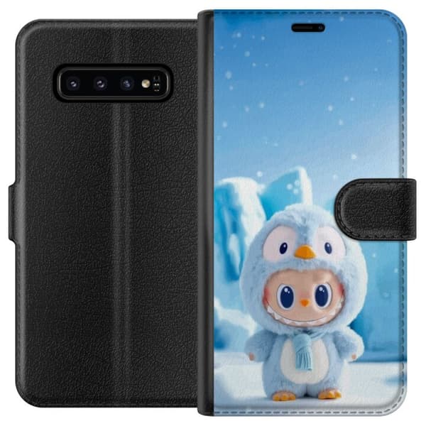 Samsung Galaxy S10 Lompakkokotelo musta ritari fortnite