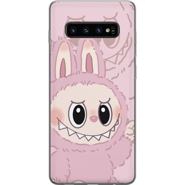 Samsung Galaxy S10 Gennemsigtig cover Labubu Floral Freak