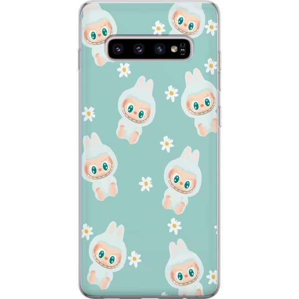 Samsung Galaxy S10+ Gennemsigtig cover Labubu Candy Vibes