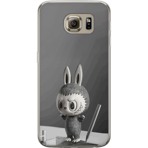 Samsung Galaxy S6 Gjennomsiktig deksel Pop Mart MEGA LABUBU LABUBU Sketch 1000%