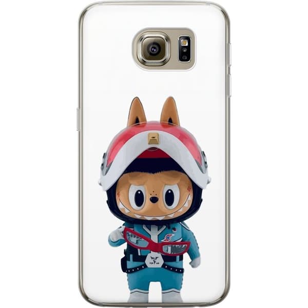 Samsung Galaxy S6 Gjennomsiktig deksel How2work Labubu Monstrene x Ultraman Blue Figur