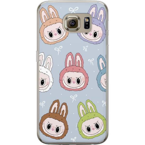 Samsung Galaxy S6 Gjennomsiktig deksel Stjärnmönstrat med monsterlook