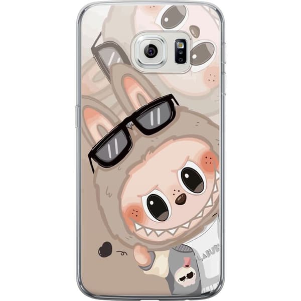 Samsung Galaxy S6 edge Gennemsigtig cover Labubu Rainbow Chaos
