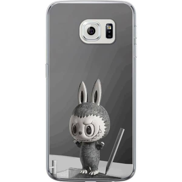 Samsung Galaxy S6 edge Gjennomsiktig deksel Pop Mart MEGA LABUBU LABUBU Sketch 1000%