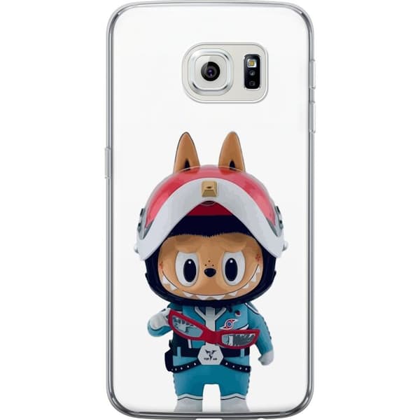 Samsung Galaxy S6 edge Gjennomsiktig deksel How2work Labubu Monstrene x Ultraman Blue Figur