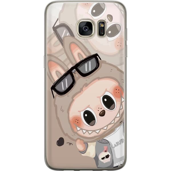 Samsung Galaxy S7 edge Gennemsigtig cover Labubu Rainbow Chaos