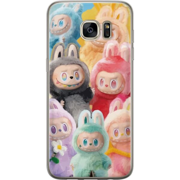 Samsung Galaxy S7 edge Gennemsigtig cover Labubu Skitse Stil