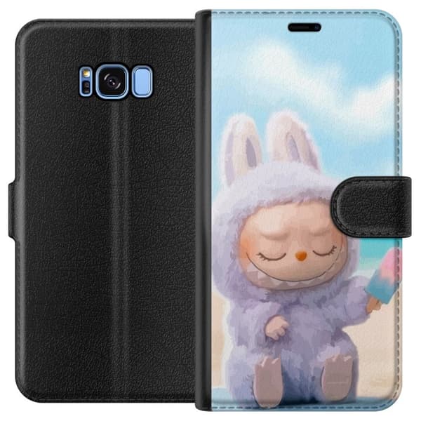 Samsung Galaxy S8 Tegnebogsetui Labubu Lyserød Stemning