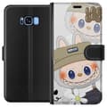 Miniatyrbillede 1 af 3: Samsung Galaxy S8 Tegnebogsetui Labubu Minimal Mood - Enkel og stilren monsterdesign