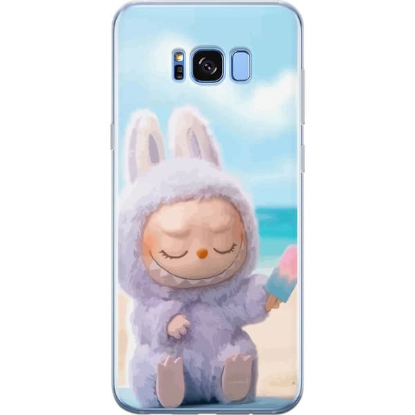 Samsung Galaxy S8+ Gennemsigtig cover Labubu Lyserød Stemning