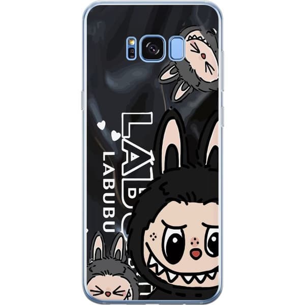 Samsung Galaxy S8+ Gennemsigtig cover <nl>Labubu Black Energy - Sort mønster i gade stil
