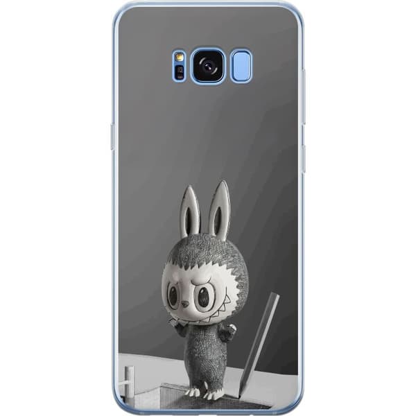 Samsung Galaxy S8+ Gennemsigtig cover Pop Mart MEGA LABUBU LABUBU Sketch 1000%
