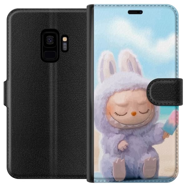 Samsung Galaxy S9 Tegnebogsetui Labubu Lyserød Stemning