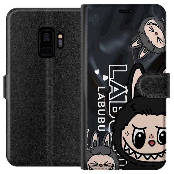 Samsung Galaxy S9 Tegnebogsetui <nl>Labubu Black Energy - Sort mønster i gade stil