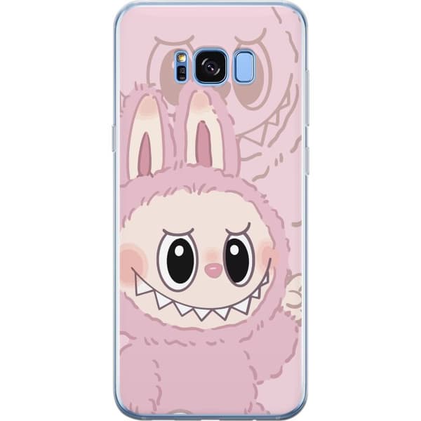 Samsung Galaxy S8+ Genomskinligt Skal Labubu Floral Freak – Blommigt monster i vintage-stil