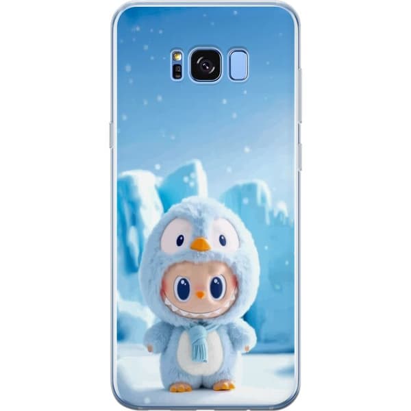 Samsung Galaxy S8+ Gennemsigtig cover sort ridder fortnite