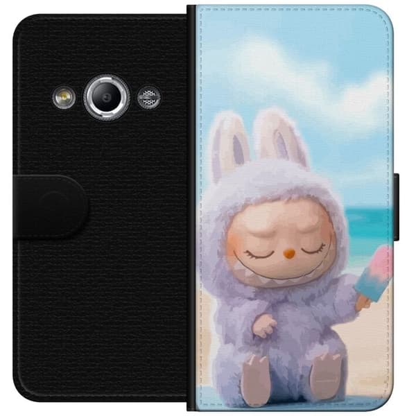 Samsung Galaxy Xcover 3 Tegnebogsetui Labubu Lyserød Stemning