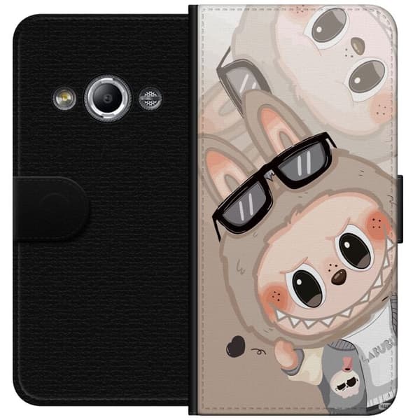 Samsung Galaxy Xcover 3 Tegnebogsetui Labubu Rainbow Chaos