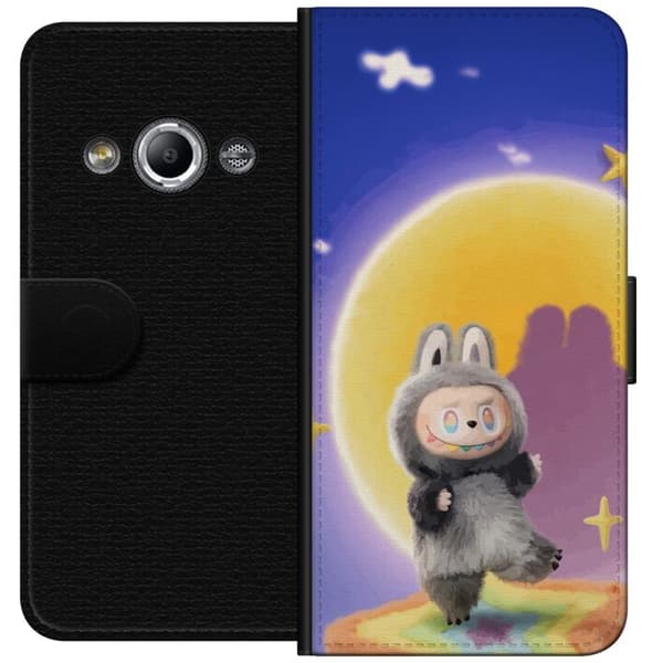 Samsung Galaxy Xcover 3 Tegnebogsetui Labubu Neon Pop - Neonfarvet pop art monster