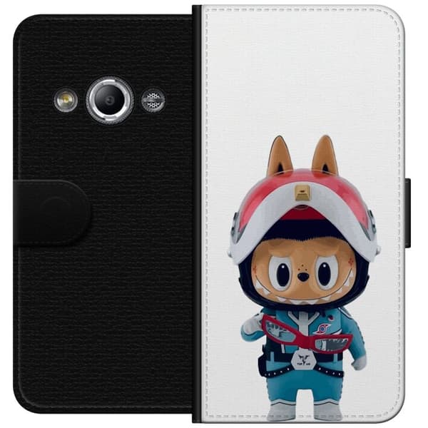 Samsung Galaxy Xcover 3 Tegnebogsetui How2work Labubu Monstre x Ultraman Blue Figur