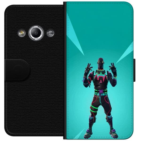 Samsung Galaxy Xcover 3 Tegnebogsetui sort ridder fortnite