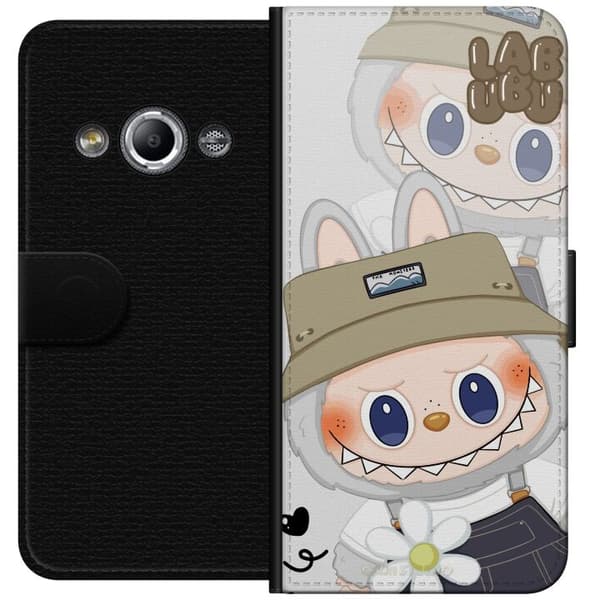 Samsung Galaxy Xcover 3 Tegnebogsetui Labubu Minimal Mood - Enkel og stilren monsterdesign
