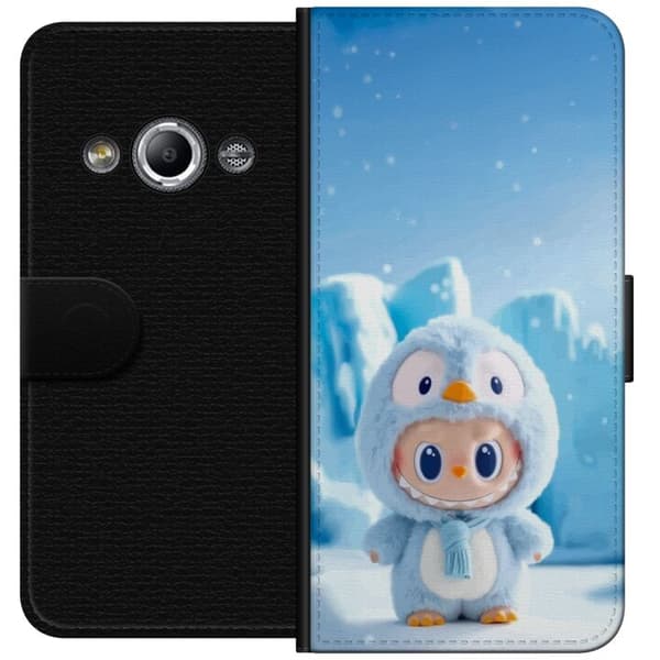 Samsung Galaxy Xcover 3 Tegnebogsetui sort ridder fortnite