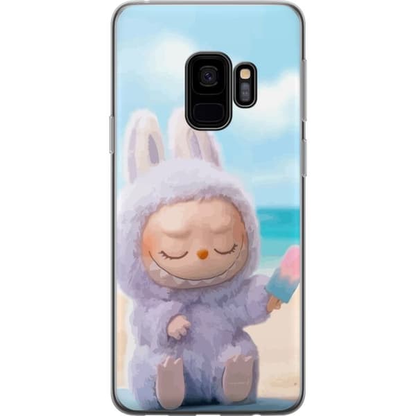 Samsung Galaxy S9 Gennemsigtig cover Labubu Lyserød Stemning