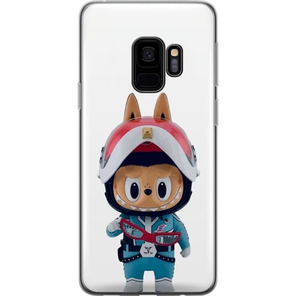 Samsung Galaxy S9 Gennemsigtig cover How2work Labubu Monstre x Ultraman Blue Figur