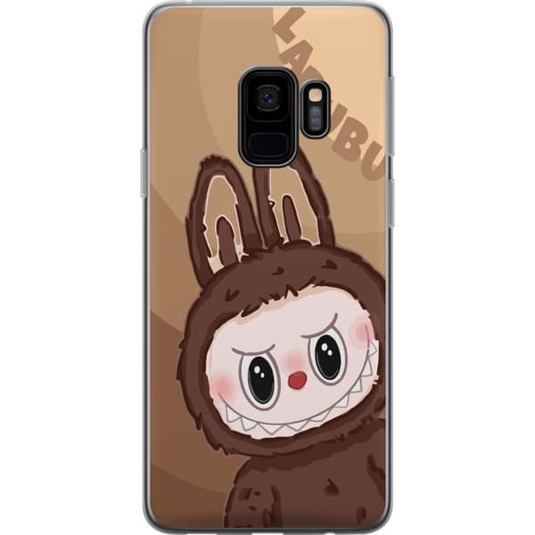 Samsung Galaxy S9 Gennemsigtig cover Labubu Skyde Sød - Hvid og Blå Design med Sød Stil